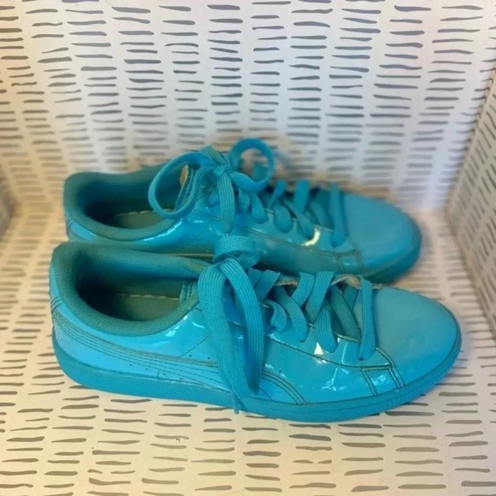 PUMA Basket Patent‎ Jr Aruba Blue 6.5C